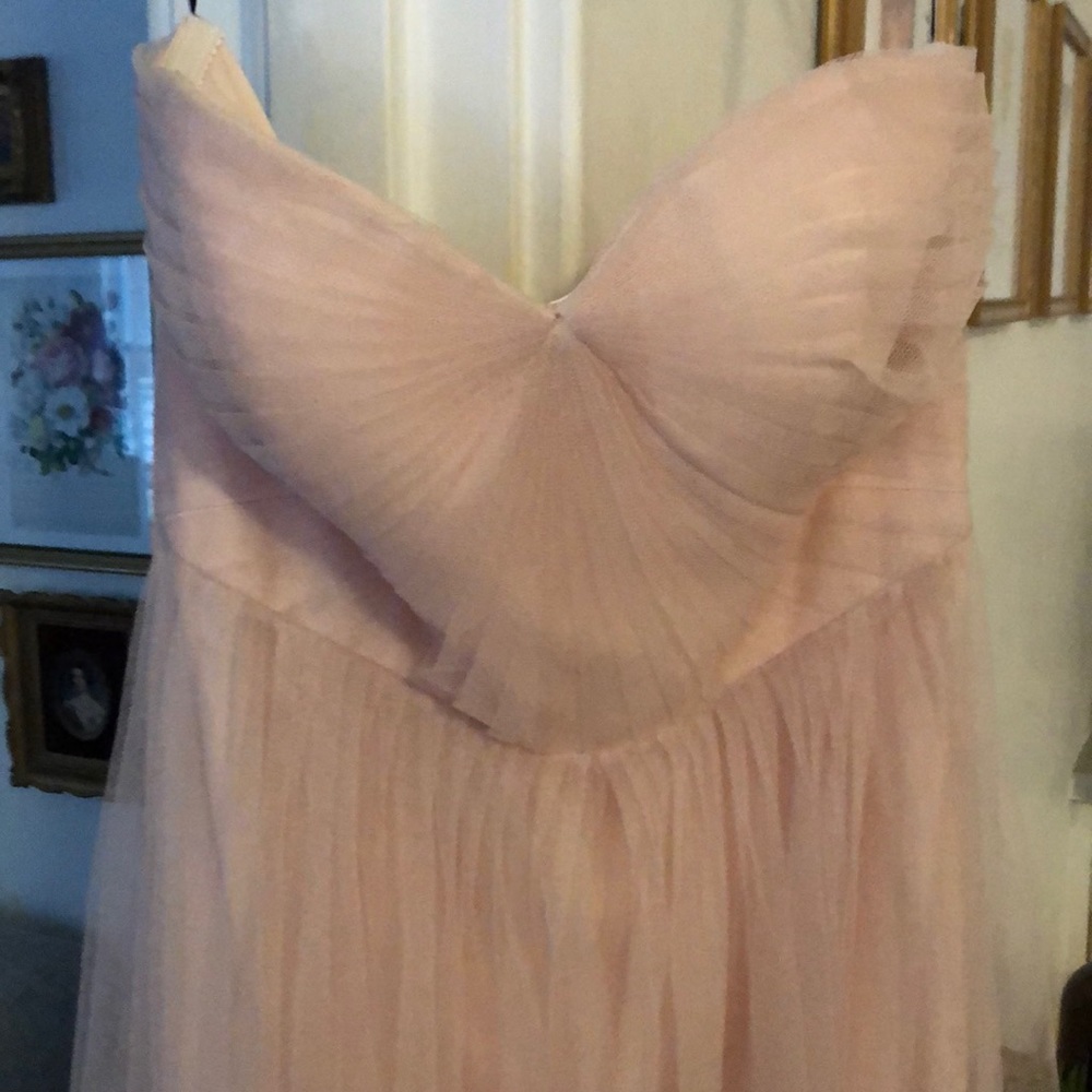 Blush Pink Jenny Yoo strapless dress